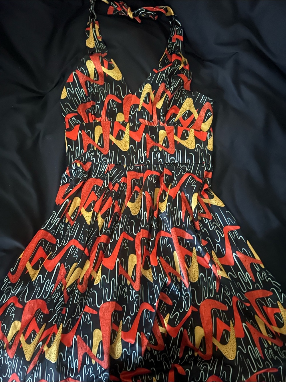 Halter swing dress